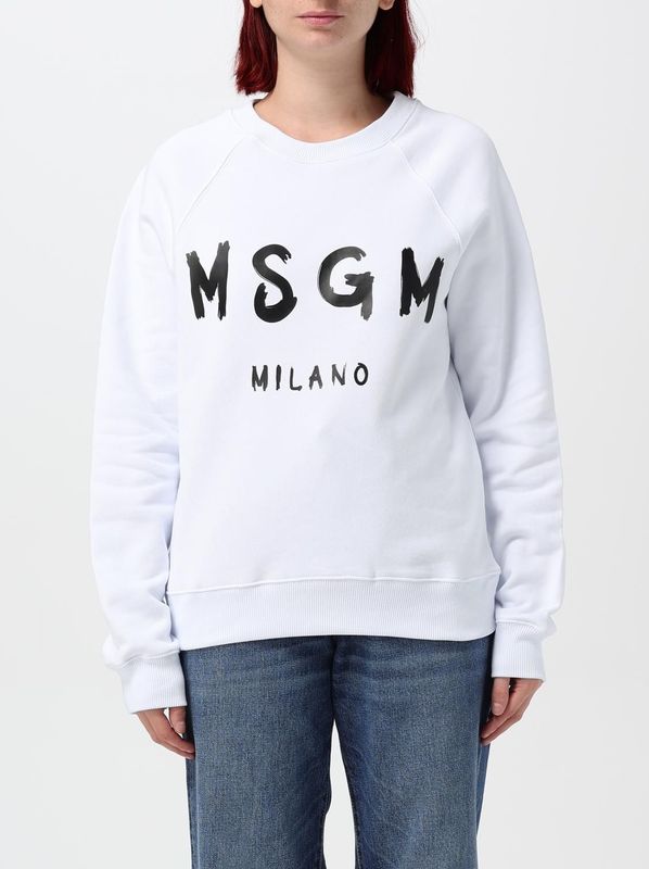 MSGM - Milano - Sweater - Zwart - Katoen