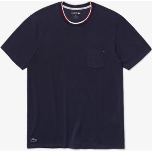 Lacoste - French Flag - T-shirt - Blauw - Korte Mouw
