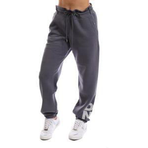 Women's DKNY Foil Logo Jogger with Pockets in Silver