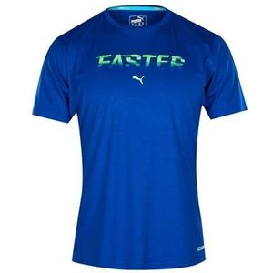 Puma - PWRCool - T-shirt - Blauw - Korte Mouw - Heren