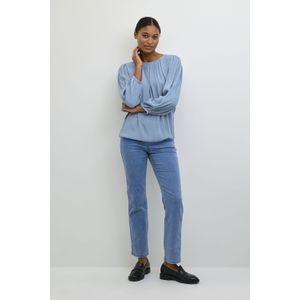 Blouse met lange mouwen Regular fit Faded Denim light blue
