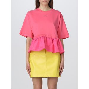 Peplum Korte Mouwen Katoenen Top