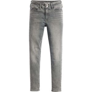 Levis Dames/Dames 711 Dubbele Knoop Skinny Jeans (Lichtgrijs)