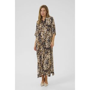 Jerseyjurken - Loose fit - Lange Lengte - Leopard Print - 100% Viscose