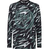 Plein Sport - T-shirt Round Neck LS Tiger - Veelkleurig - Katoen - Lange Mouwen
