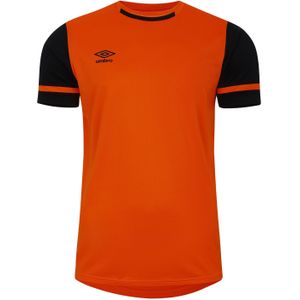 Umbro Heren Cavelle Jersey T-Shirt (Schokkend oranje/zwart)