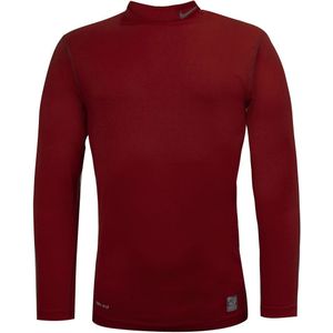 Nike - Pro Combat Dri-Fit - Lange Mouw Compressie Top - Rood