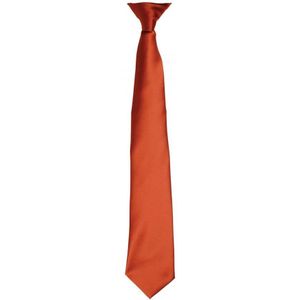 Premier Satijnen stropdas voor volwassenen (Kastanje)
