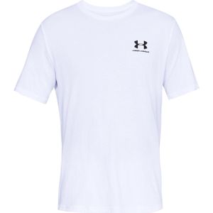 Under Armour Heren Sportstyle T-shirt met korte mouwen (Wit, Zwart)