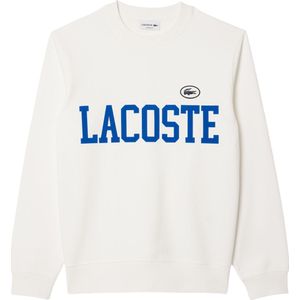 Lacoste Heren Fleece gevlokt sweatshirt (Crème)