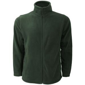Russell Heren Full Zip Outdoor Fleece Jacket (Fles groen)