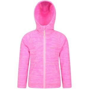 Mountain Warehouse Snowdonia II Full Zip Hoodie Kinderen/Kinderen (Helder Roze)
