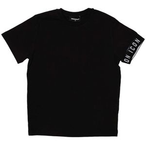 Boy's DSquared2 Junior Icon Lounge T-Shirt In Black - Maat 4J / 104cm