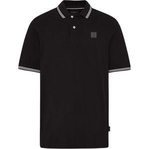 Bugatti Herren Poloshirt met contrasterende strepen