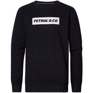 Petrol Industries - Jongens Artwork Sweater - Zwart - Maat 8J / 128cm