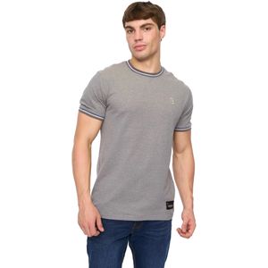Crosshatch Heren Keraga T-Shirt (Denim Blauw)