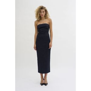 My Essential Wardrobe - Lara MW Dress 115 - Jurk - Blauw - Katoen