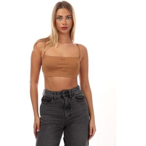 Dames - Top - Bruin - Rechte Halslijn