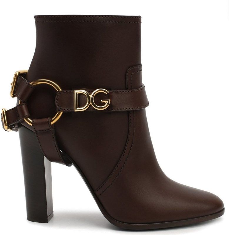 Dolce & Gabbana - Knielaarzen - Zwart - Leer - Ritssluiting