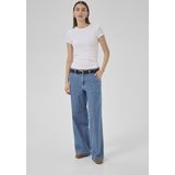My Essential Wardrobe - Jeans - Blauw - Dames - Wijde Pasvorm