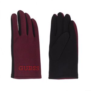 Handschoenen met paillettenlogo en thermische en zachte stof AW6825-WOL02 vrouw