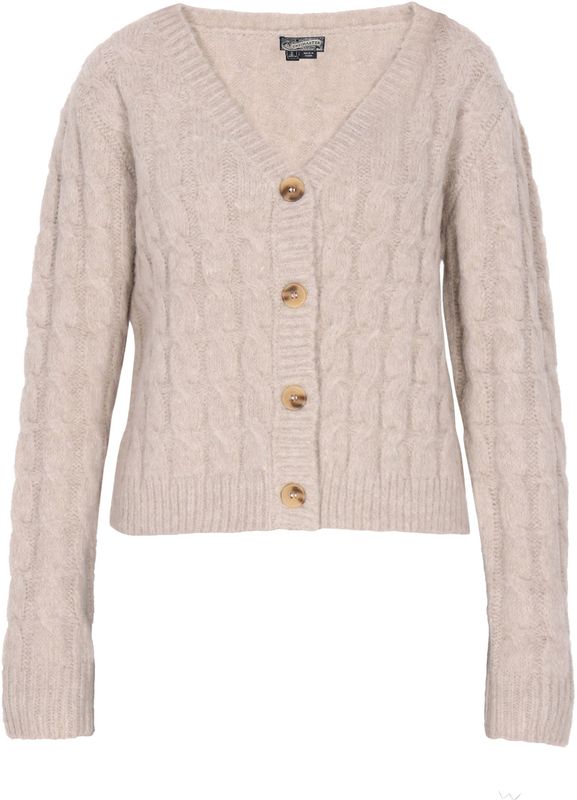 DreiMaster - Vintage - Gebreid Vest - Lichtbruin