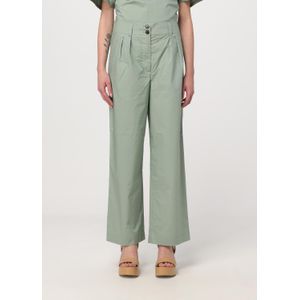 Wijde Pantalon met Plissé van Katoen