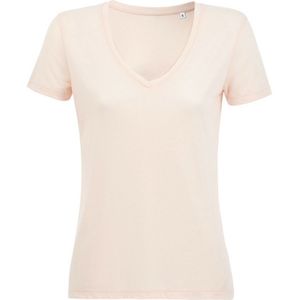 SOLS Dames/Dames Motion V Hals T-Shirt (Romig Roze)
