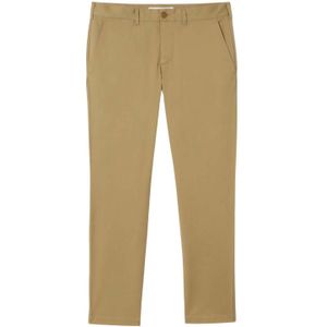 Lacoste Heren Stretch Lichtgewicht Slanke Broek (Beige)