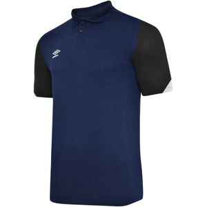 Umbro Heren Total Training Poloshirt (Marine/Donkerblauw/Wit)