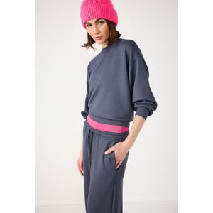 Sweat-shirt ras du cou en coton