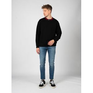 Diesel - Sweatshirt - Zwart - Katoen - Ronde Hals - Lange Mouwen