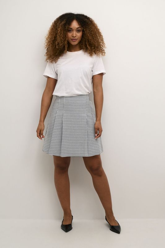 CULTURE Rok 'Astra'  grijs / zwart / offwhite