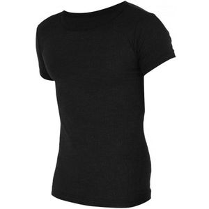 Floso Heren Thermisch Ondergoed Korte Mouwen Vest Top (Viscose Premium Range) (Zwart) - Maat S