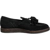 Dolce & Gabbana - Loafers - Zwart - Suède - Met Tassel Versiering