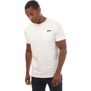 Duck and Cover Heren Treymere T-Shirt (Wit)