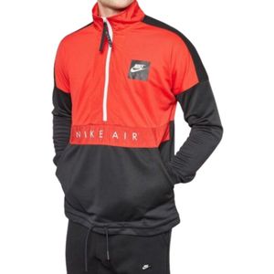 Nike - Air 1/2 Zip - Pullover - Rood - Kleurblokdesign