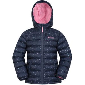 Mountain Warehouse Gewatteerde jas voor kinderen/Kinderen Seasons Stars (Blauw/Wit)