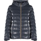 Geox - Dames Donsjas - Glanzend - Ademend - Waterdicht - Capuchon