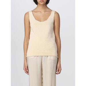 Linnen Scoop Hals Mouwloze Tanktop