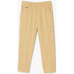 Cargobroeken - Katoen - Gabardine - Verstelbare Tailleband - Groene Krokodil