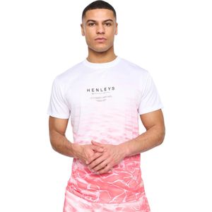 Henleys Heren Henpool T-Shirt (Koraal)