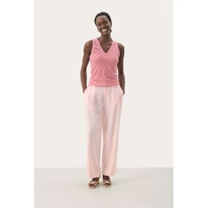 Part Two - Veelkleurig - Top - Rode en Wit Gestreepte - Dames