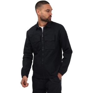 Heren Weekend Offender Jack Overshirt in Navy