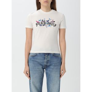 Vlinder T-shirt Ronde Hals Slanke Pasvorm