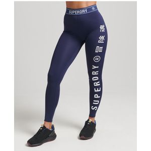 Superdry Elastische Training Legging - Dames - Maat 42