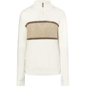 Mo Grof gebreide trui Heren Wit Veelkleurig