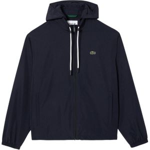 Lacoste Heren met afneembare capuchon (Marine)