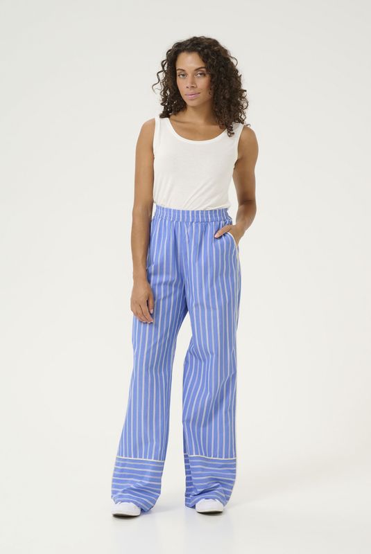 Casual broek Relaxed fit Blue Stripe