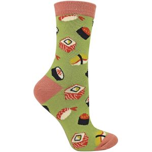 Dames Sushi Motief Bamboosokken